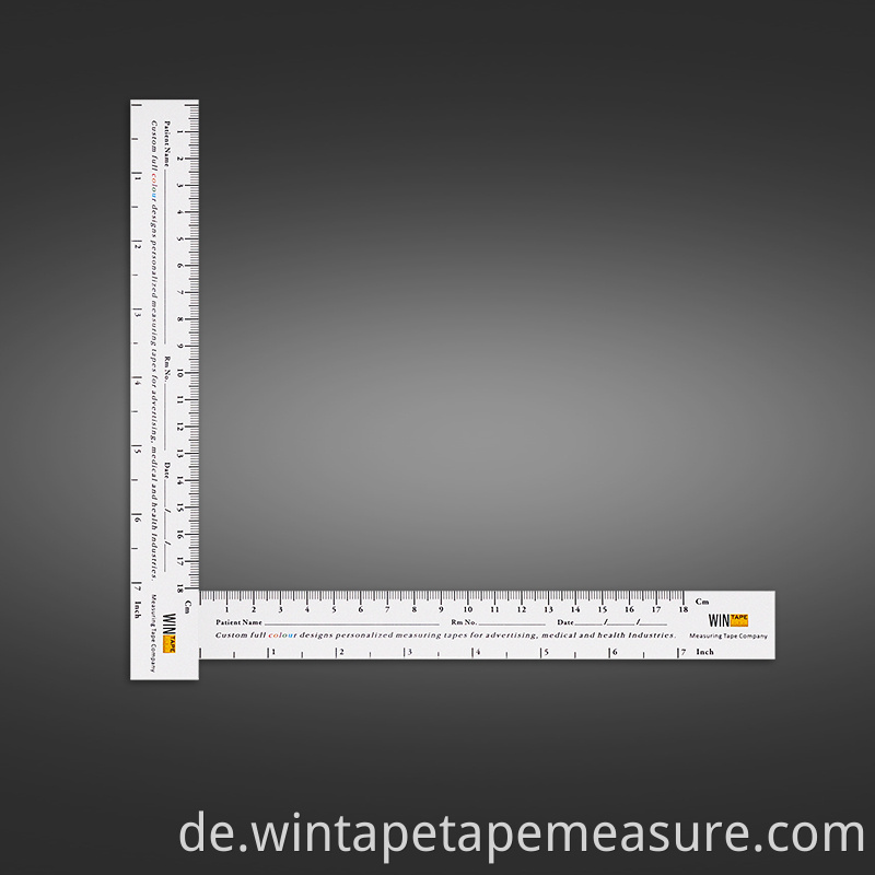 Maßgeschneidertes Wundmaßlineal